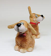 D-2005/1 Фигурка Собачка H=8,5см 2/асс.