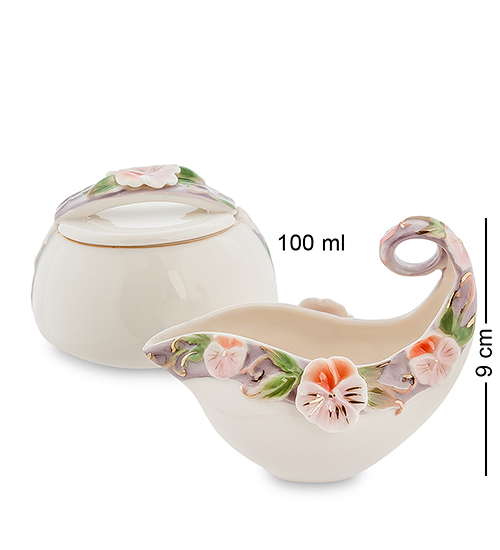 FM- 59/ 2 Н-р сахарница и молочник "Виола" (Pavone)