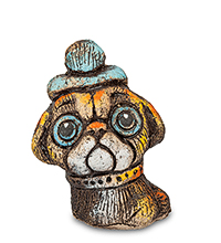 KK-194 Фигурка "Мопс-Макс" шамот