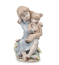 JP-29/63 Фигурка "Девочка с медвежонком" (Pavone)