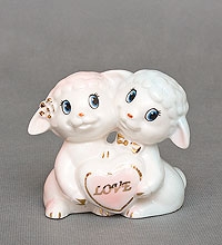 XA-467 Фигурка Овцы "Сладкая парочка"