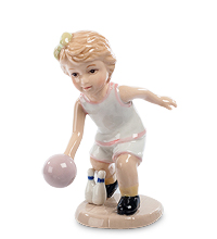 CMS-12/34 Статуэтка Девочка "Игра в боулинг" (Pavone)