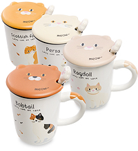 MUG-108 Кружка "Благородной породы кот" в асс.