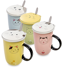 MUG-160 Кружка "Кот Позитив" в асс.