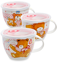 MUG-163 Кружка-бульонница "Мой мишка" в асс.