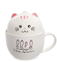 MUG-101/2 Кружка "Забавный котик"