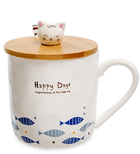 MUG-122/1 Кружка "Котик - день удался"