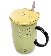 MUG-160/3 Кружка "Кот Позитив"