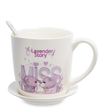 MUG-201/2 Кружка с ложкой "Нежность"