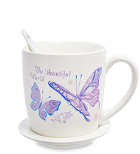 MUG-202/3 Кружка с ложкой "Этот прекрасный Мир!"