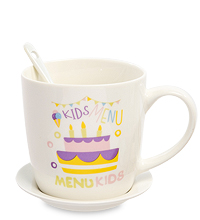 MUG-165/1 Кружка с ложкой "Детское меню"