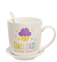MUG-165/2 Кружка с ложкой "Детское меню"