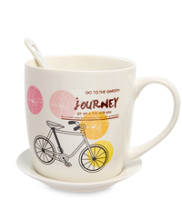 MUG-203/1 Кружка с ложкой "Мое путешествие"