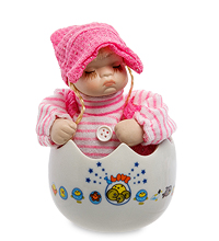 MUG-144/2 Фигурка муз. "Спящая малышка"