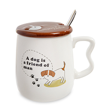 MUG-107/1  Кружка "Собака - друг человека"