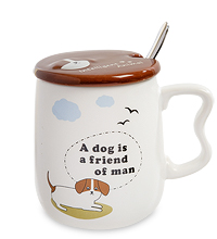 MUG-107/2  Кружка "Собака - друг человека"
