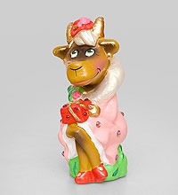 16121 Фигурка гипсовая "Коза" эк.