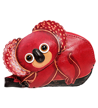 BL-43/3 Кошелёк кожаный "Коала"