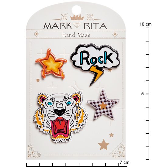 MR-68 Н-р брошей с цанговым зажимом бабочка Mark Rita