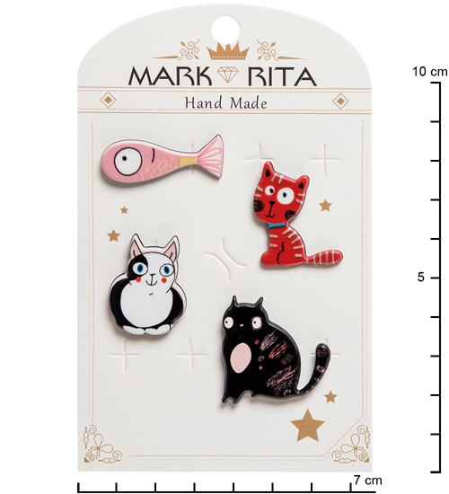 MR-71 Н-р брошей с цанговым зажимом бабочка Mark Rita