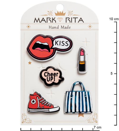MR-78 Н-р брошей с цанговым зажимом бабочка Mark Rita
