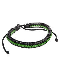 Y-BKB003 Браслет цветной нат.кожа
