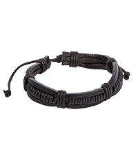 Y-BKB009 Браслет цветной нат.кожа