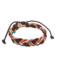 Y-BKB039 Браслет цветной нат.кожа