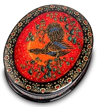 ШК-45/ 9 Шкатулка Холуй "Глухарь" исп. Орлова
