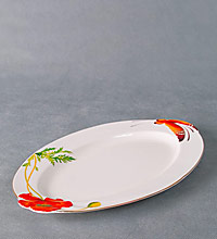 ALF 55-027 Блюдо "Маки" 29*17,5*2см