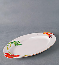 ALF 55-026 Блюдо "Маки" 34*20,5*3см