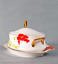 ALF 55-017 Супница "Маки" 27,5*15,5*13,5см