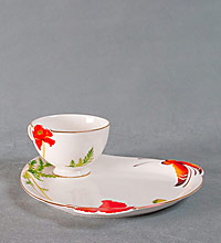 ALF 55-028 Чашка с блюдцем "Маки" 11*9*6см