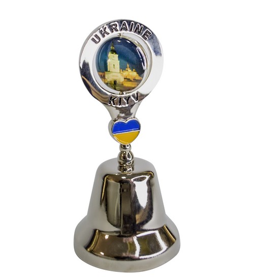 Посеребренный Колокольчик "Украина -Киев"Посеребренный Колокольчик "Украина -Киев"