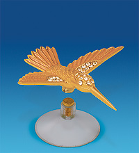 AR-4133/ 1 Фигурка на магните "Колибри" золотая (Юнион)