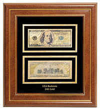 HB-003 Панно "Банкнота 100 USD (доллар) США - 2/size"