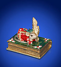 SMT100461K01 Шкатулка "Мышка на книге"