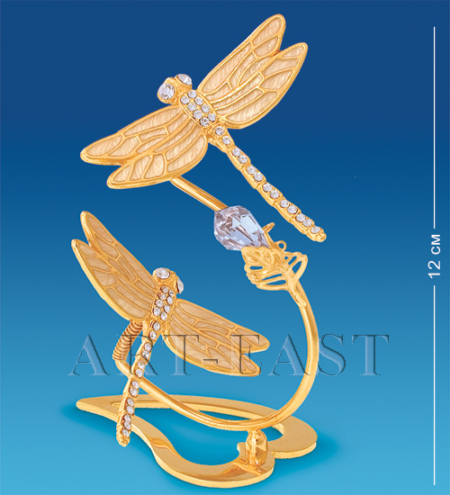 AR-4063 Композиция "Пара стрекоз со стразами" (Юнион)