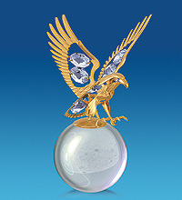 AR-3456/ 4 Фигурка на шаре "Орел" (Юнион)