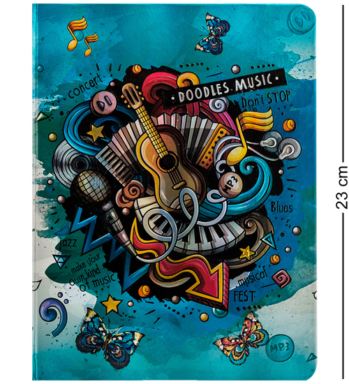 BM-01/1 Блокнот бол. "Звуки музыки" (3D твердая обложка)