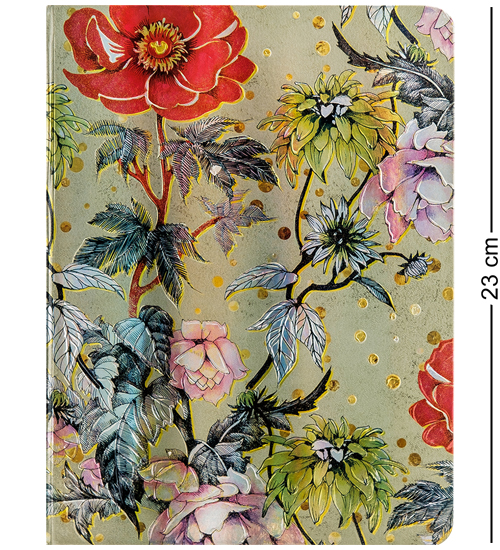 BM-02/1 Блокнот бол. "Весенние цветы" (3D твердая обложка)