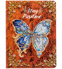 BM-03/2 Блокнот бол. "Бабочки" (3D твердая обложка)