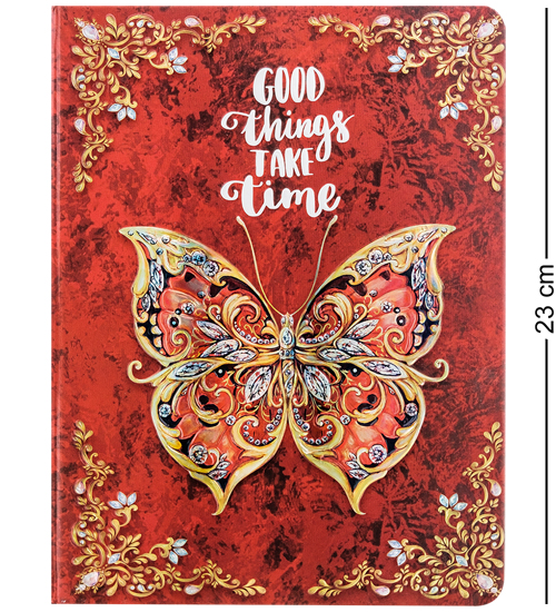 BM-03/4 Блокнот бол. "Бабочки" (3D твердая обложка)