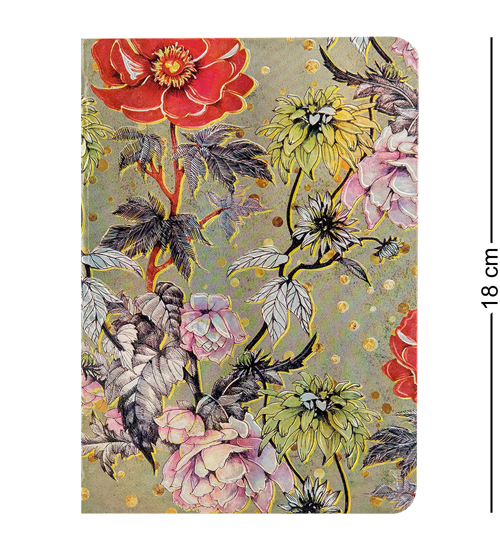 BM-06/4 Блокнот сред. "Весенние цветы" (3D твердая обложка)