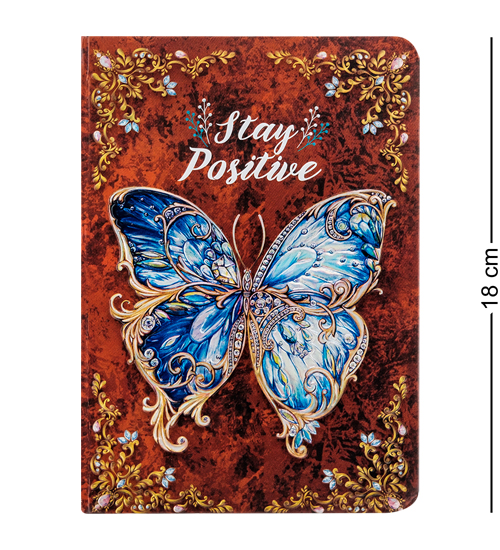 BM-07/1 Блокнот сред. "Бабочки" (3D твердая обложка)