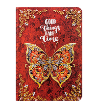 BM-07/3 Блокнот сред. "Бабочки" (3D твердая обложка)