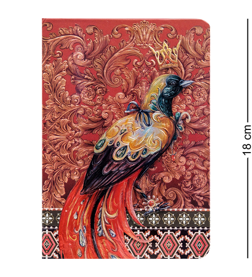 BM-08/1 Блокнот сред. "Легкокрылая птица" (3D твердая обложка)