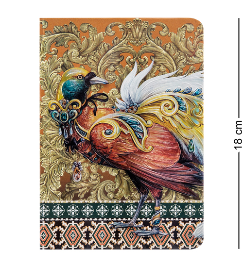 BM-08/3 Блокнот сред. "Легкокрылая птица" (3D твердая обложка)