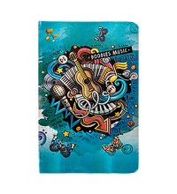 BM-09/1 Блокнот мал. "Звуки музыки" (3D твердая обложка)