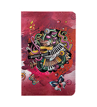 BM-09/2 Блокнот мал. "Звуки музыки" (3D твердая обложка)